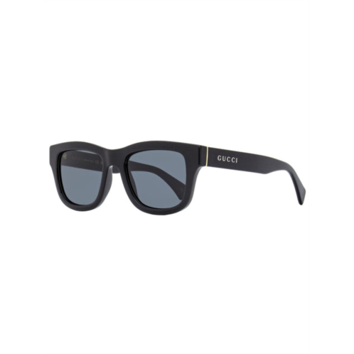 Gucci mens rectangular sunglasses gg1135s 002 black 51mm