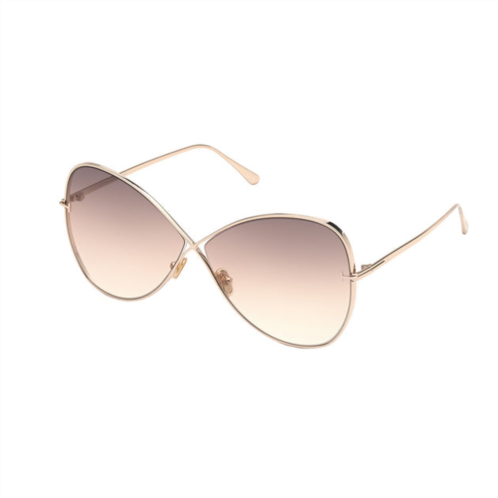 Tom Ford nickie tf 842 28f womens butterfly sunglasses