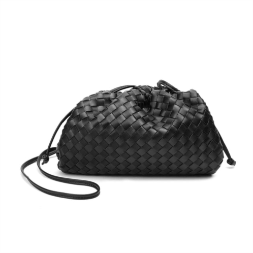 Tiffany & Fred full grain woven leather pouch/ shoulder/ clutch bag