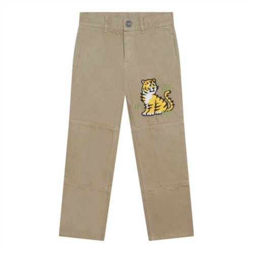 KENZO beige tiger trousers