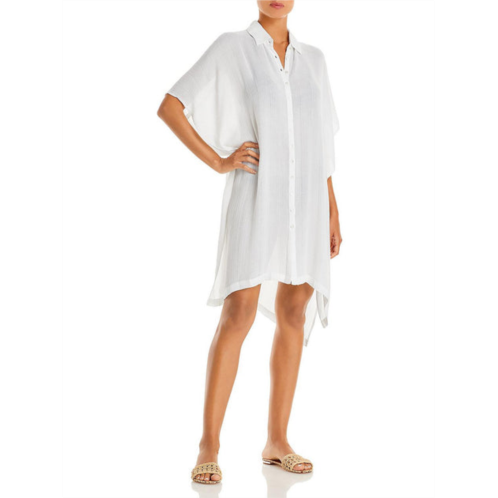 L Space womens collar beachwear cover-up