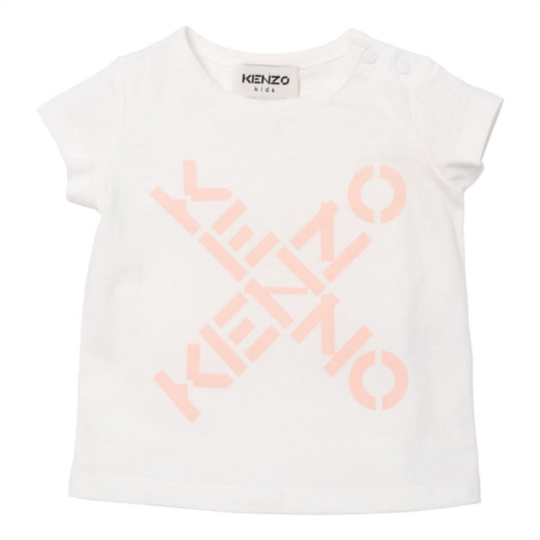 KENZO white x pink logo t-shirt