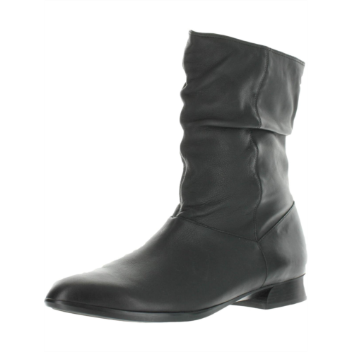 Munro lynette womens leather zipper mid-calf boots