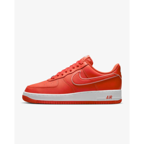 Nike air force 1 07 dv0788-600 men red white leather low top sneaker shoes hhh84