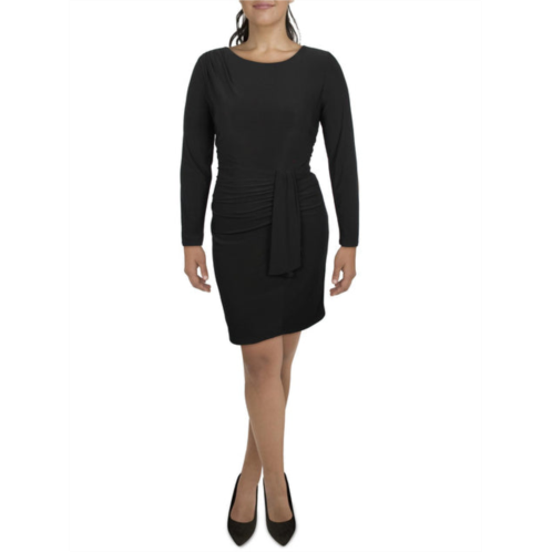 DKNY womens ruched sheath cocktail and party dress