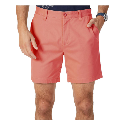 Nautica mens classic fit midi casual shorts