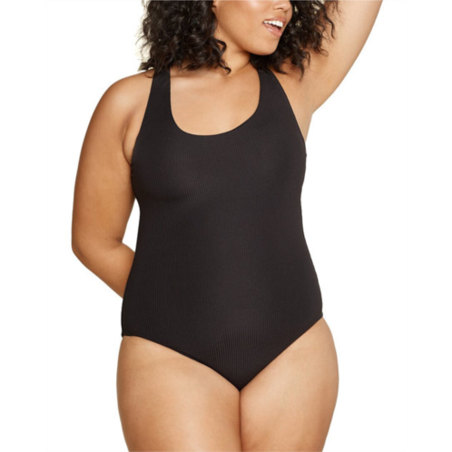 Andie the catalina ribbed one-piece tankini
