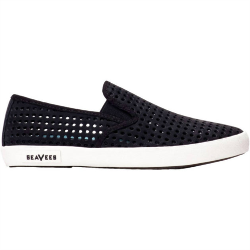 SeaVees mens baja portal slip on in black nubuck