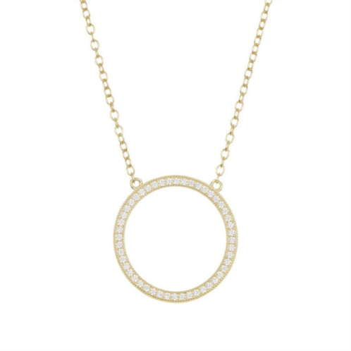 Adornia circular necklace gold