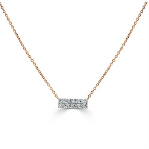 Sabrina Designs 14k gold & diamond bar necklace