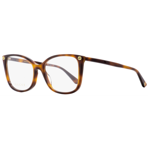 Gucci womens eyeglasses gg0026o 002 havana 53mm