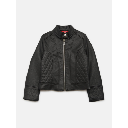Guess Factory art quilted moto jacket (2-6)