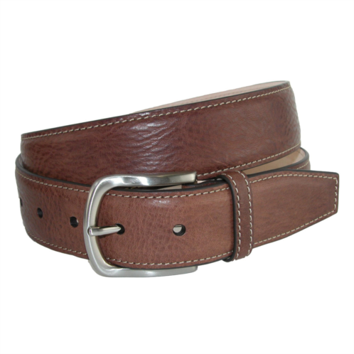 CrookhornDavis brescia boxcalf casual belt with contrast stitch