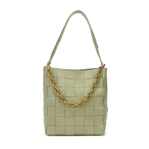 Tiffany & Fred Paris tiffany & fred smooth woven leather shoulder bag
