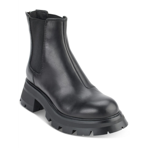 DKNY sasha womens leather round toe chelsea boots
