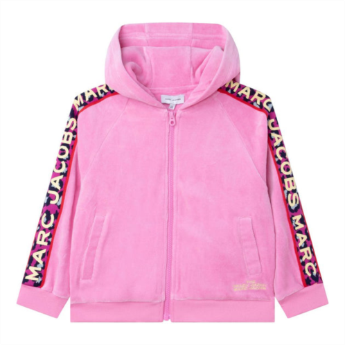 Little Marc Jacobs pink zip-up hoodie