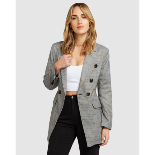 Belle&Bloom too cool for work plaid blazer