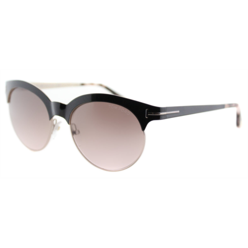 Tom Ford angela tf 438 01f unisex round sunglasses