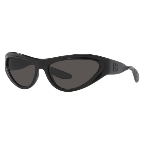 Dolce & Gabbana unisex 60mm black sunglasses dg6190-501-87-60