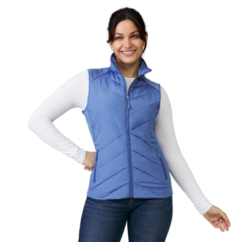 Free Country womens quilted hybrid vest