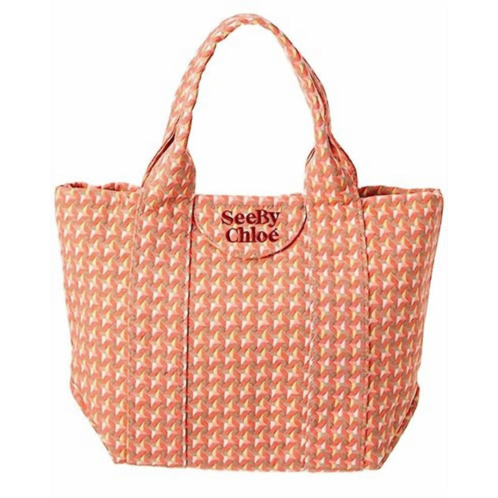See by Chloe laetizia small tote bag in happy orange
