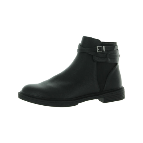 Kenneth Cole Reaction wind lug buckle womens leather booties ankle boots