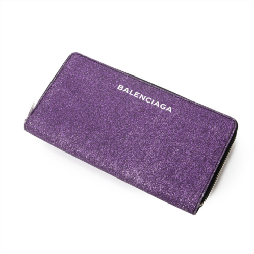 Balenciaga long zip around wallet