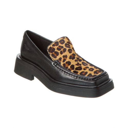 Vagabond Shoemakers eyra leather & haircalf loafer