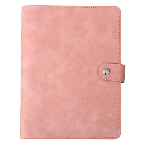 Multitasky vegan leather organizational notebook a5 with sticky note ruler