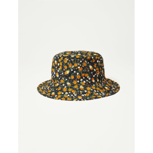 Lucky Brand floral corduory bucket hat