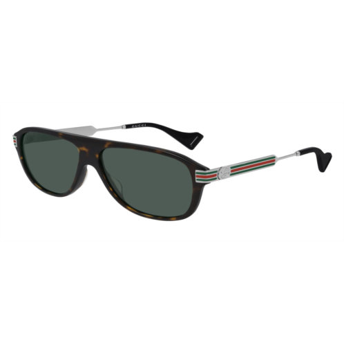Gucci gg0587s-002 m round sunglasses