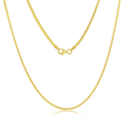 Simona franco chain 1.5mm sterling silver or gold plated over sterling silver 18 necklace