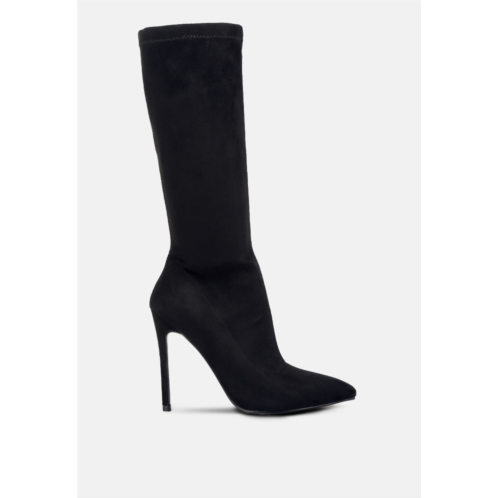London Rag playdate high heeled calf boots