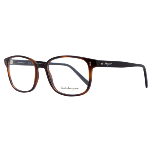 Ferragamo salvatore rectangular eyeglasses sf2915 241 havana 54mm 2915