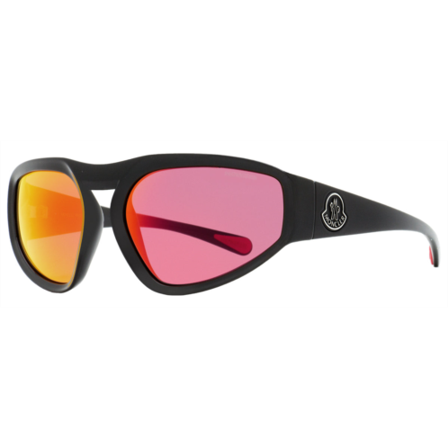 Moncler mens pentagra sunglasses ml0248 01u shiny black 62mm