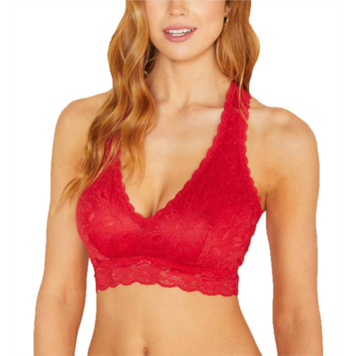 Cosabella never say never curvy racie racerback bralette in mystic red