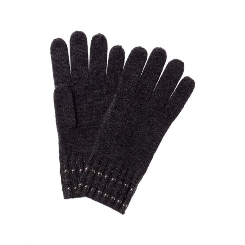 Forte Cashmere studded cashmere gloves