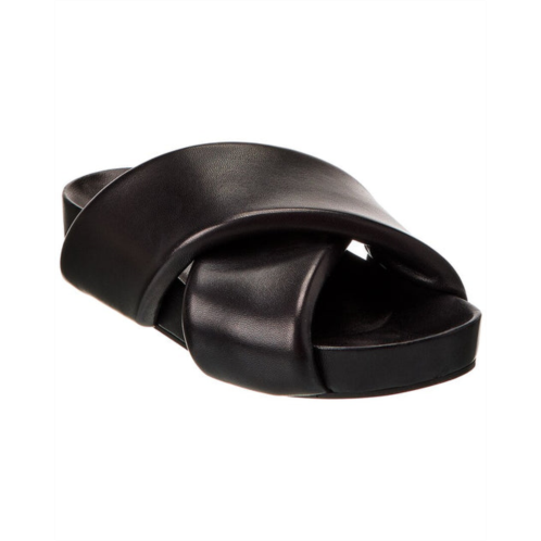 Jil Sander padded leather sandal