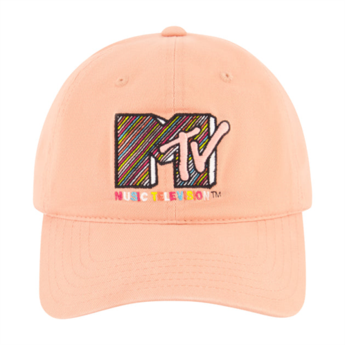 Nickelodeon nick mtv diagonal stripe logo dad cap