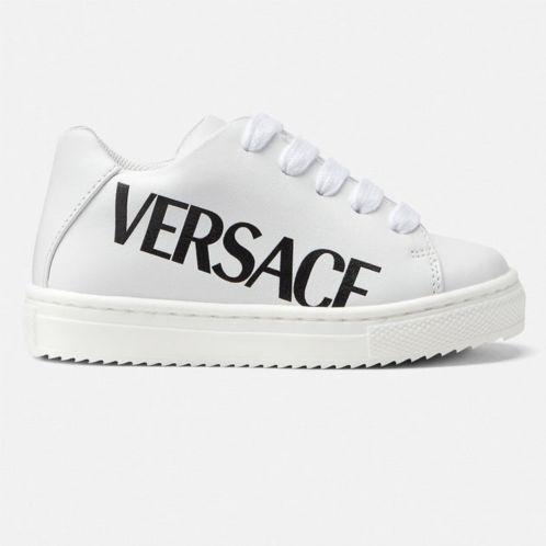 Versace white leather sneakers