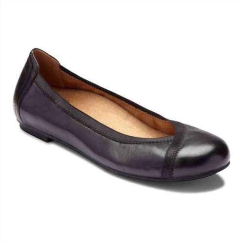 VIONIC spark caroll ballet flat shoes - medium width in black