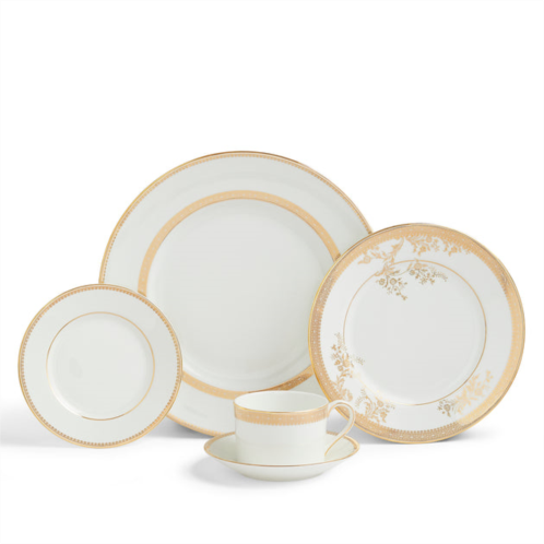 Wedgwood vera wang lace gold dinnerware set, 10 piece set