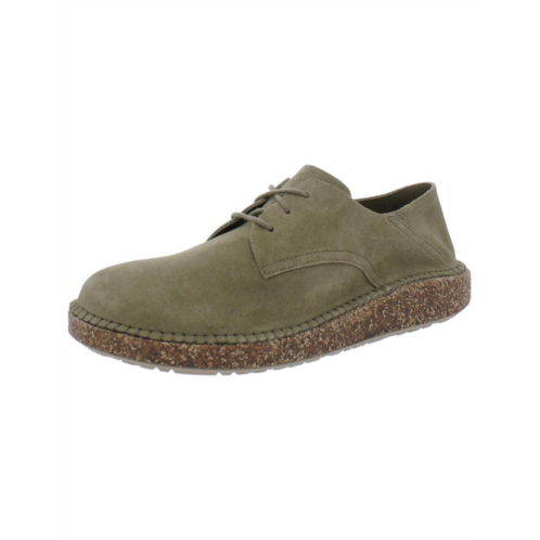 Birkenstock gary mens suede lace up derby shoes