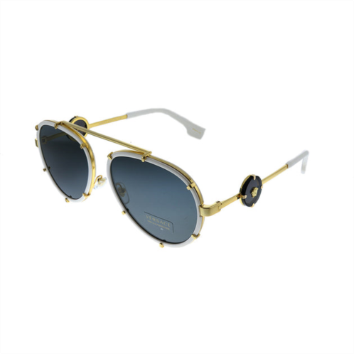 Versace ve 2232 147187 womens aviator sunglasses