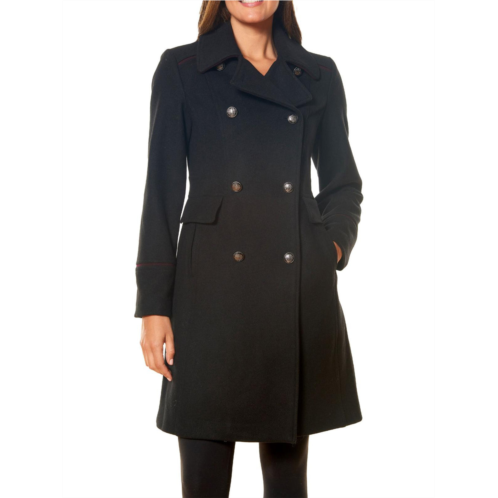 Vince Camuto womens wool blend double breasted wool coat