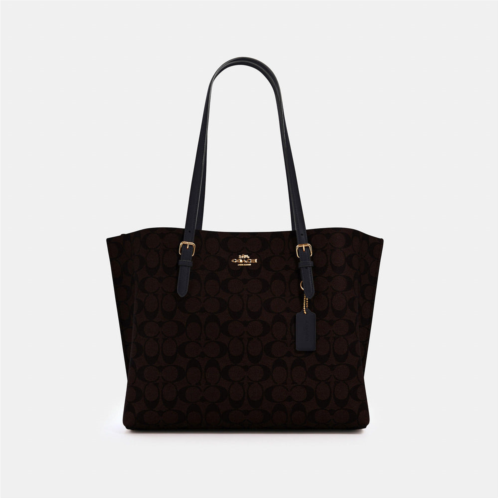 Coach Outlet mollie tote in signature canvas