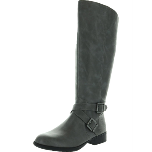 LifeStride xion womens wide calf faux leather knee-high boots