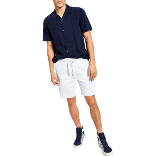 Sun + Stone mens regular fit drawstring cargo shorts