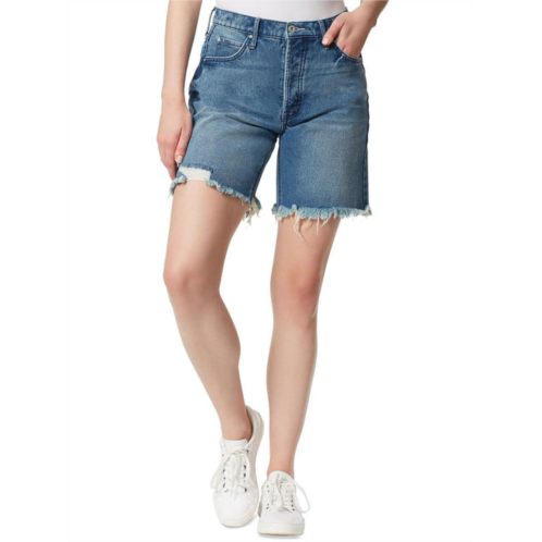Jessica Simpson womens faded low-rise denim shorts