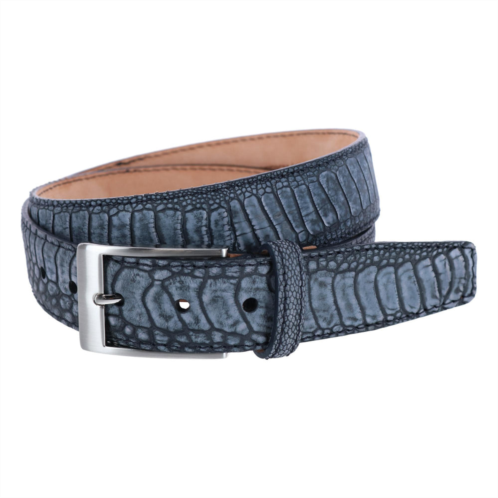 Trafalgar genuine suede ostrich 35mm belt